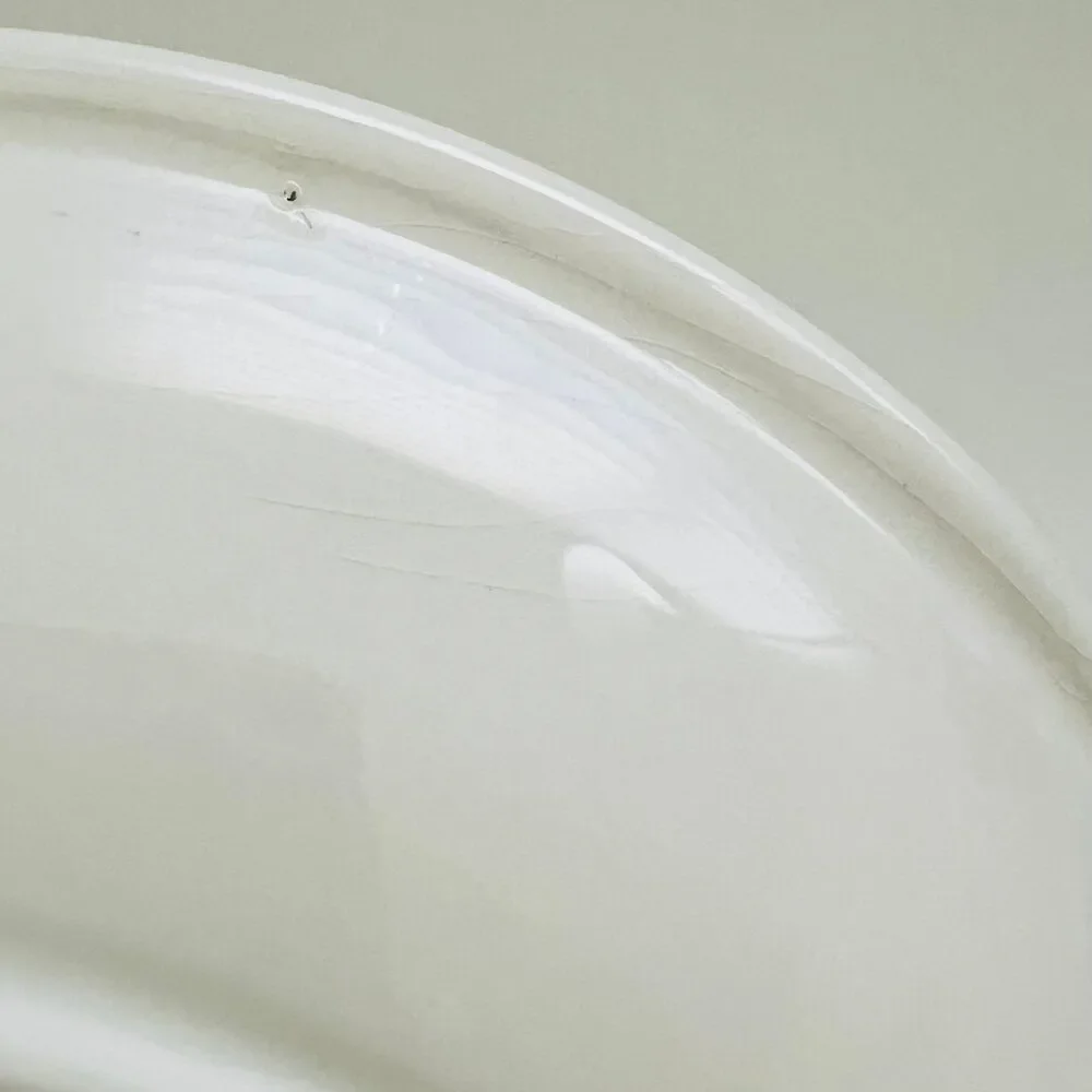 OVER AND BACK Stoneware Black Rim 